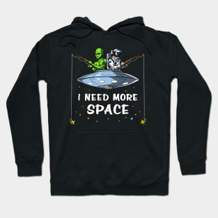 Alien Astronaut Fishing Hoodie